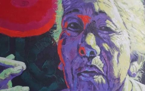 疫情后缅甸当代画家的画展