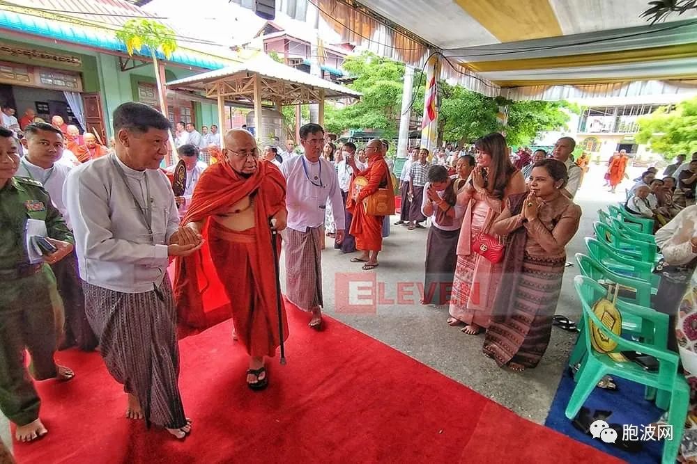 今天：缅甸僧王八莫瑟雅多国葬在曼德勒隆重举行