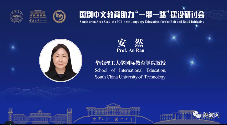 云南大学主办的“国别中文教育助力‘一带一路’建设研讨会”在线上线下同时举行