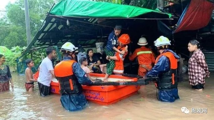 雨季到来，下缅甸孟邦遭水灾！