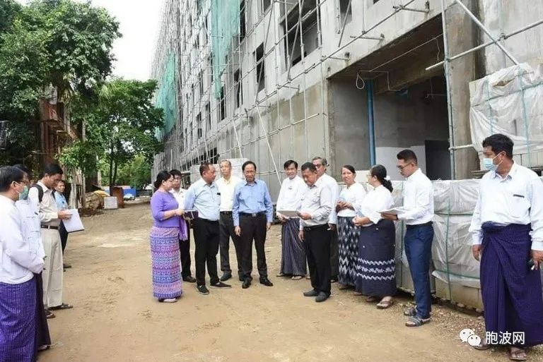 仰光人民大医院新建的七层建筑内含最先进的血癌与骨髓治疗室