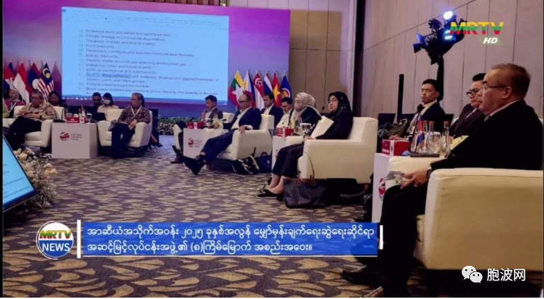 2025年后东盟共同体愿景高级别工作组第八届会议缅甸代表参会