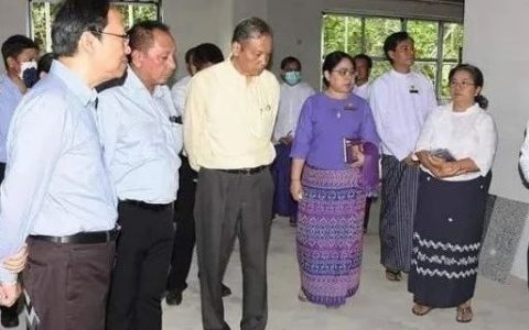 仰光人民大医院新建的七层建筑内含最先进的血癌与骨髓治疗室