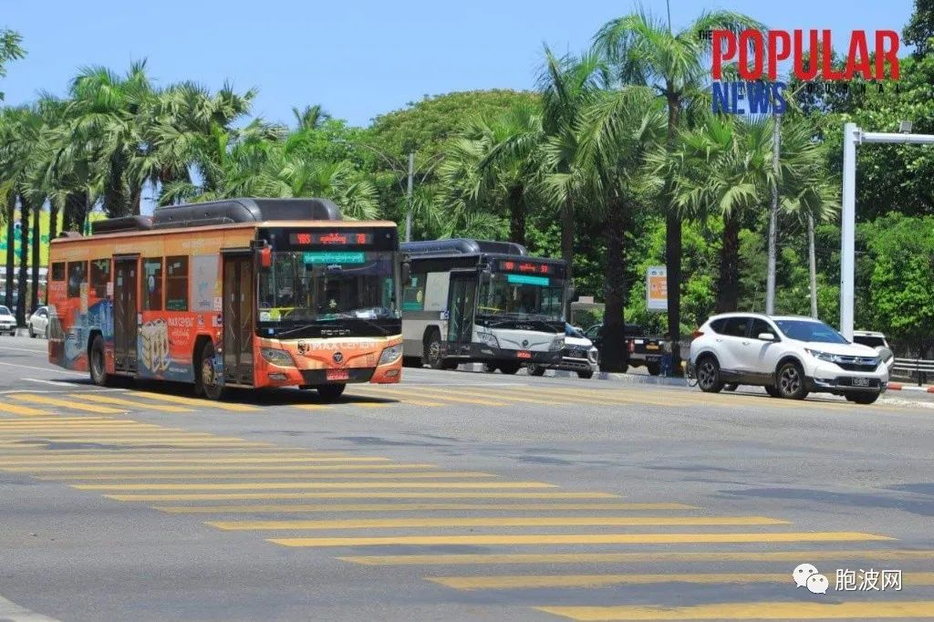 仰光市政府要求公交车必须跑至晚上10点方能收工