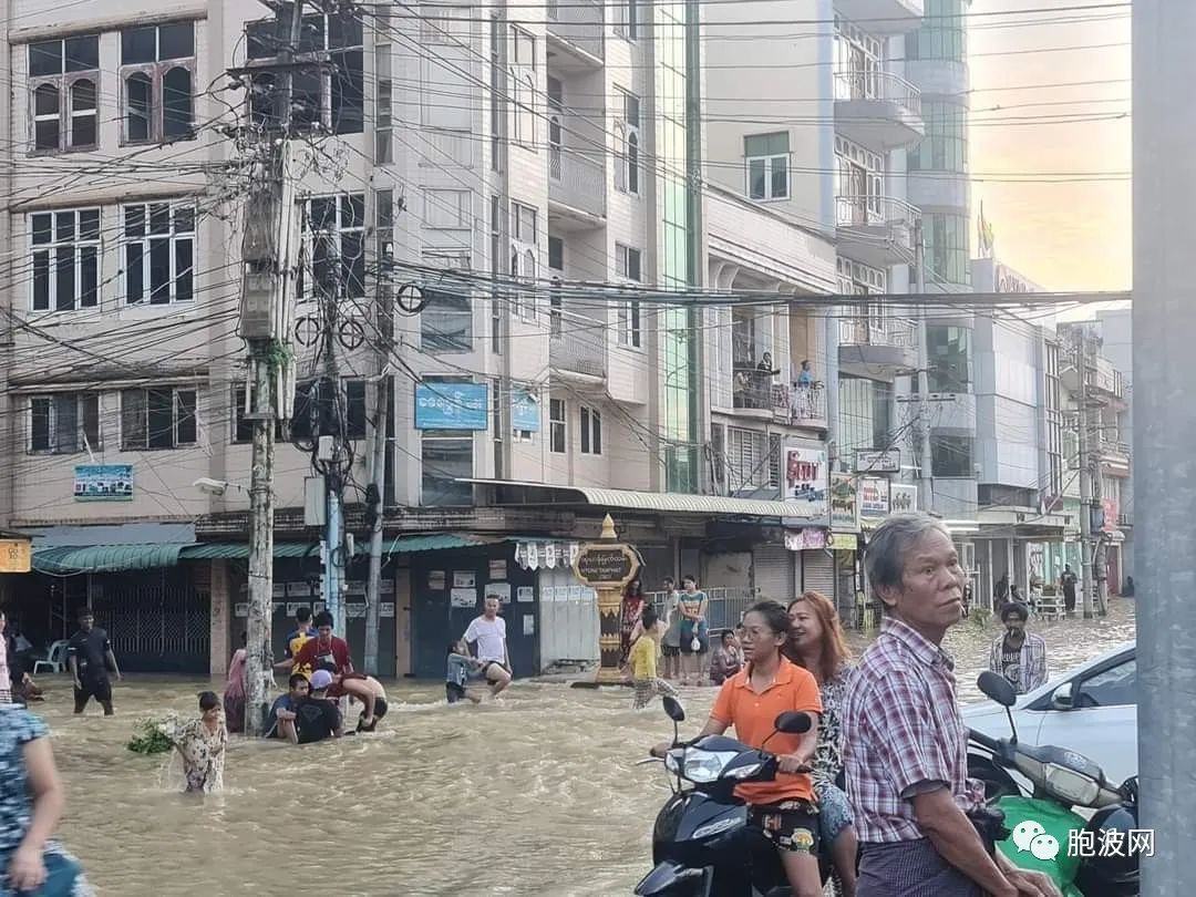 勃固汛情严峻，已产生万余灾民