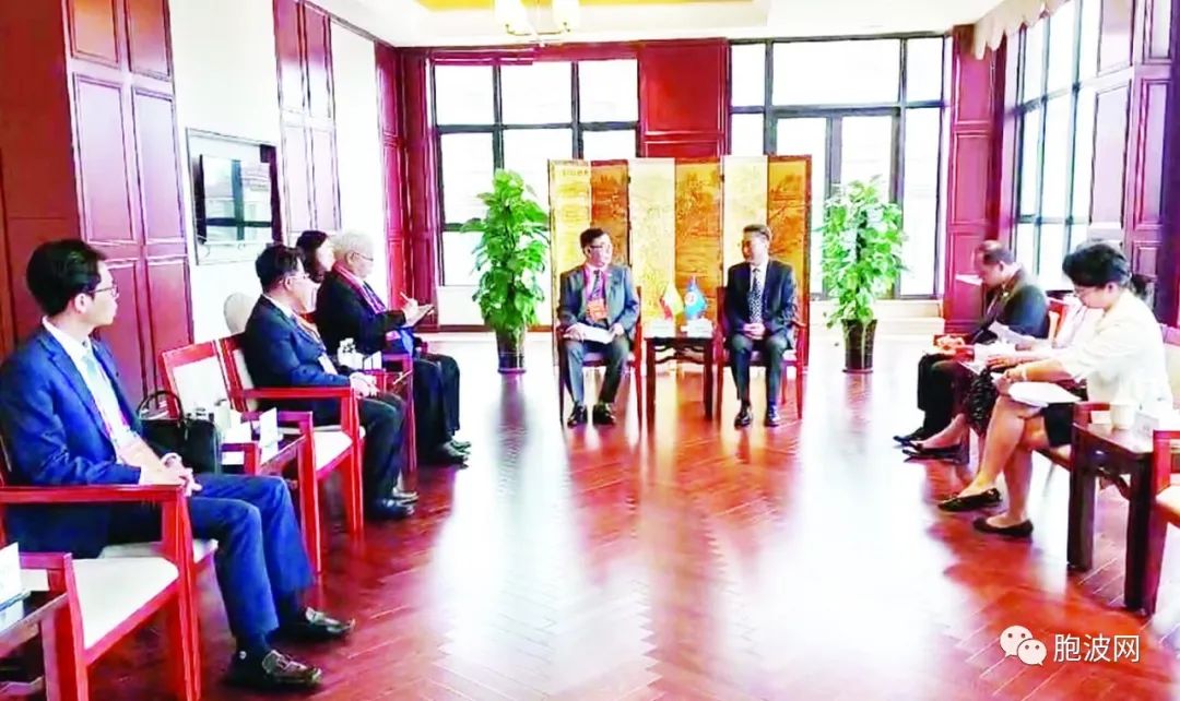 缅甸教育部联邦部长与中国东盟中心秘书长会晤