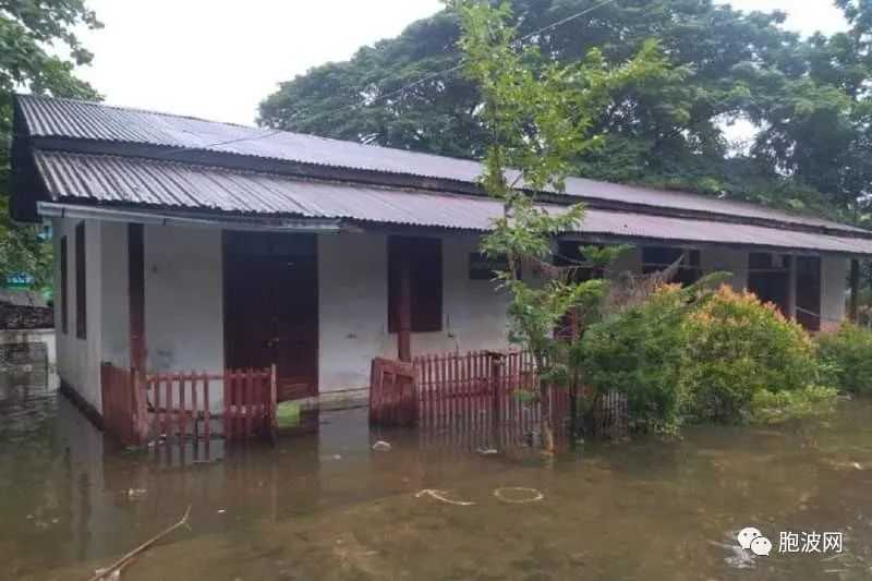 因遭水灾，缅泰边境重镇41所学校暂时停课