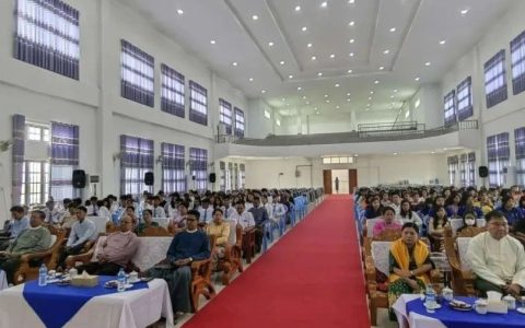 缅甸航空航天大学举办中文班结业典礼