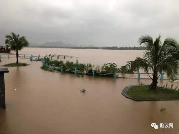 缅甸也遇洪灾，到处是泽国水乡