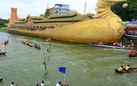 140年历史的密铁拉湖庞多乌佛塔庙会将举办缅甸传统划船比赛