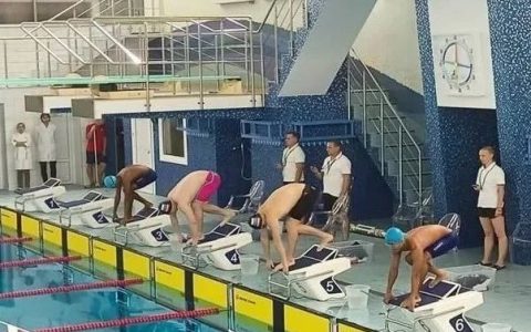 缅甸军官学员参加在俄罗斯举办的游泳赛荣获多项奖牌