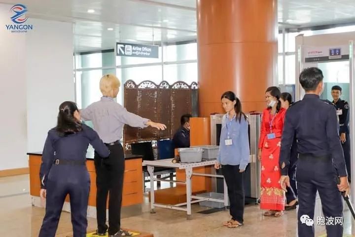仰光国际机场内恢复允许进入航站楼公共区域内接送客人