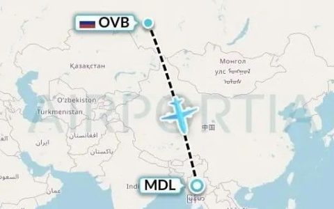 缅甸国航MAI开启仰光曼德勒直飞俄罗斯航线