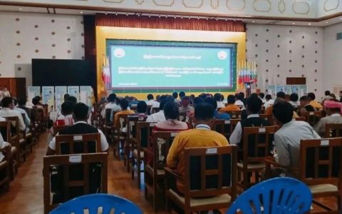 缅甸联邦选举委员会UEC向已注册的36家政党示范电子投票技术