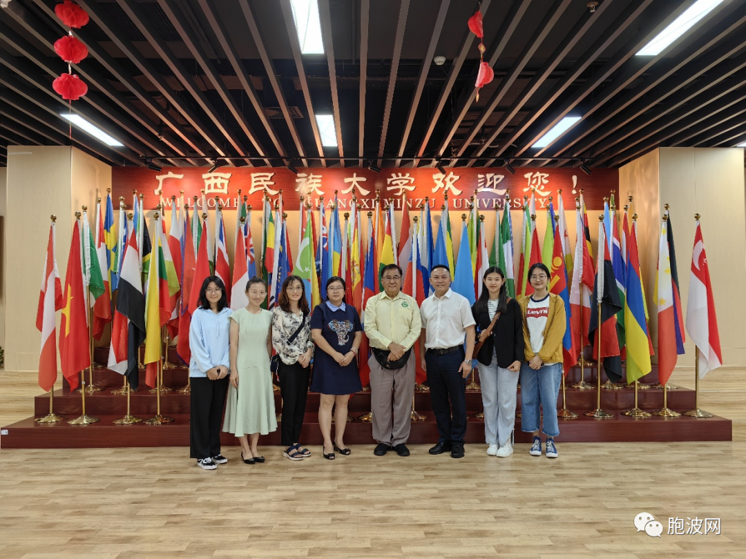 缅甸福庆学校访问中国广西高等院校
