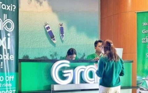 与时俱进：仰光国际机场电动出租车GRAB EV TAXI开始运营