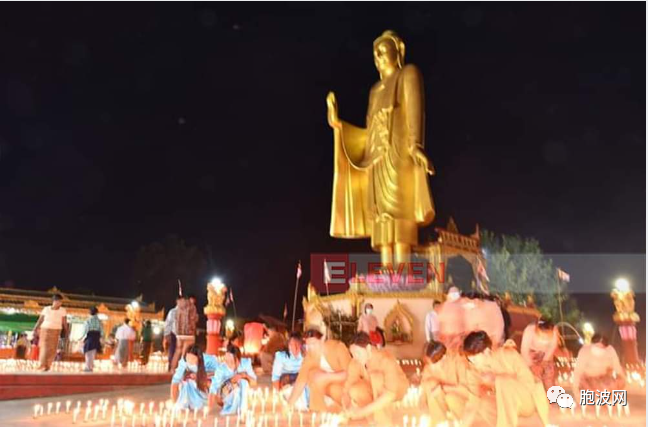 2023年德丁聚月盈日点灯节缅甸各地的热闹情景