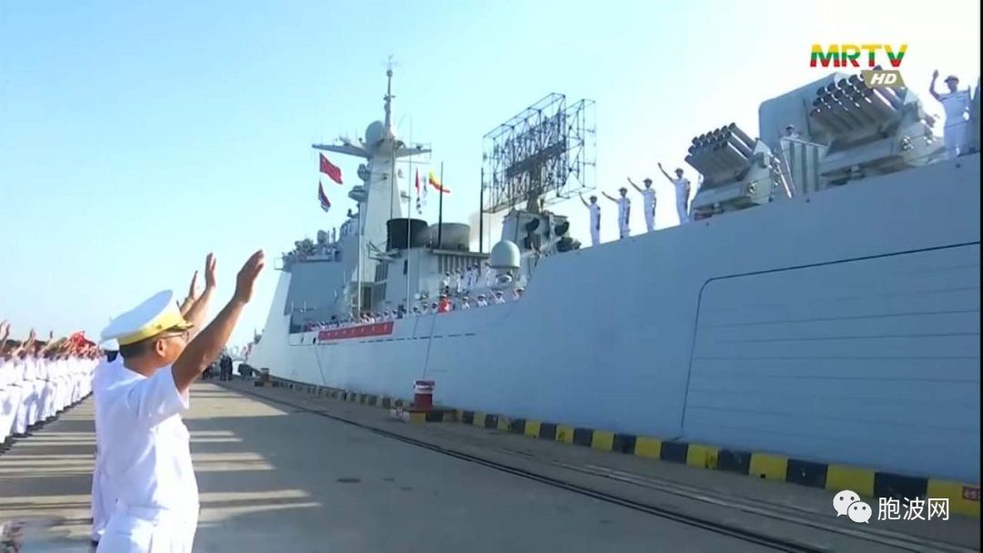 中国海军友好代表团结束访问，前往中缅联合军演海域