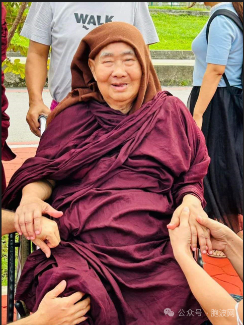 缅甸著名高僧奥大师心脏手术后逐步恢复健康