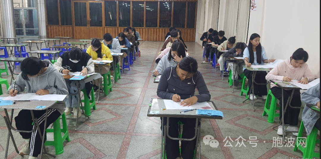 曼德勒福庆学校孔子课堂举办2024年首场HSK线下考试