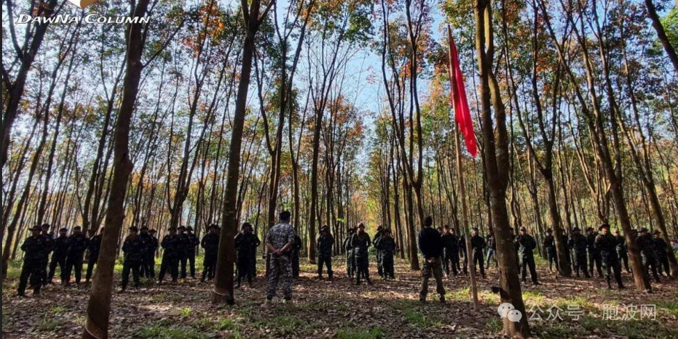 NUG“联邦副部长”视察孟邦PDF基地