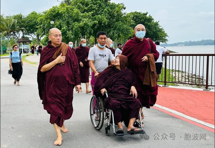 缅甸著名高僧奥大师心脏手术后逐步恢复健康