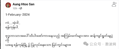 2月1日：国内外缅甸人如此“折腾”
