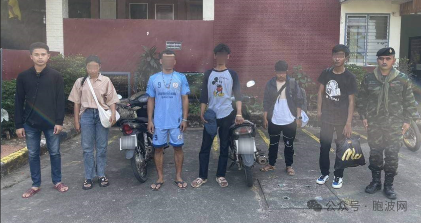 泰国边防逮捕大批非法入境的缅甸公民