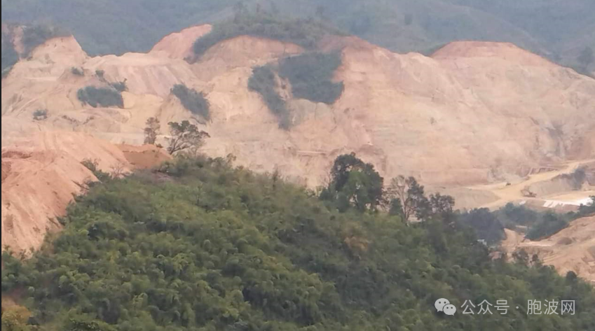 掸邦东部迈莎镇区：非法淘金致环境污染严重！