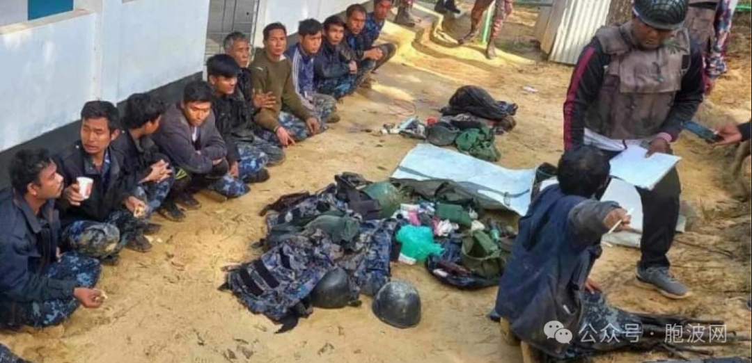 缅军58名败兵从若开逃亡至邻国孟加拉
