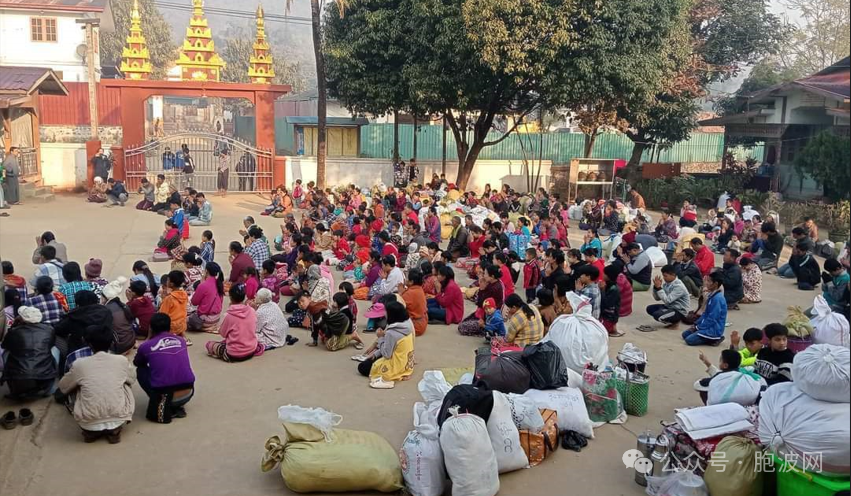 缅甸部分避战难民撤离返家，又出现新的避战难民！