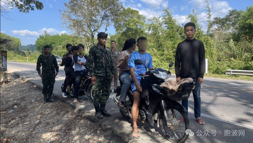 泰国边防逮捕大批非法入境的缅甸公民