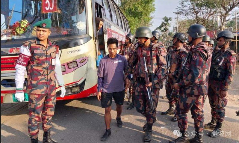 国耻？逃亡孟加拉的缅军败兵330人水路遣返