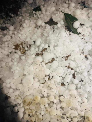 帕干玉石矿区地带强降雨，伴有鸡蛋大的冰雹！
