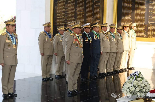 缅甸79周年建军节活动：烈士碑致敬、跪拜敬老及晚间阅兵