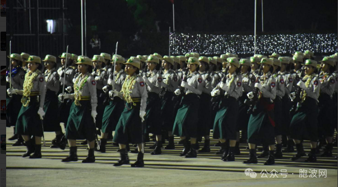 缅甸79周年建军节活动：烈士碑致敬、跪拜敬老及晚间阅兵