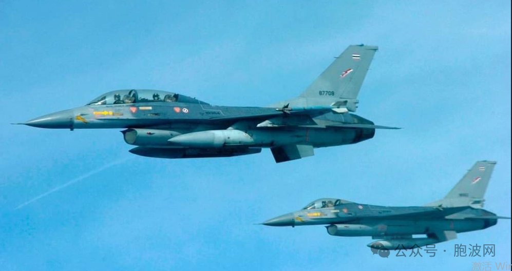 秀肌肉：缅泰边境战火导致泰国皇家空军出动F-16战机巡逻警告