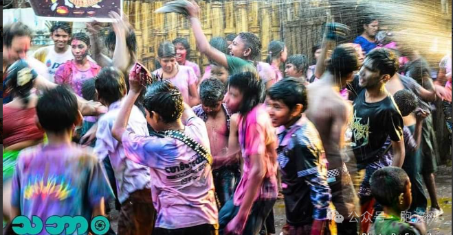 掸北重镇腊戌市将举行印度教传统色彩泼水节