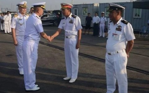 泰警方查获大批网络诈骗设备  泰国皇家海军军舰到访缅甸仰光