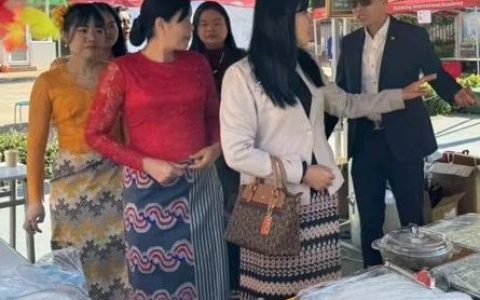 缅甸在云南昆明举行的有16国参加的国际食品文化展上参展