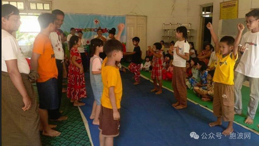 缅甸与丹麦红十字会联合为流离失所儿童设立心理治疗中心