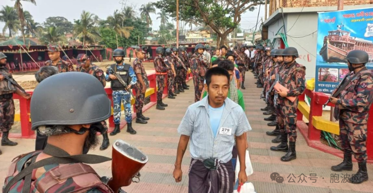 逃亡至孟加拉的288名缅军败兵被送返