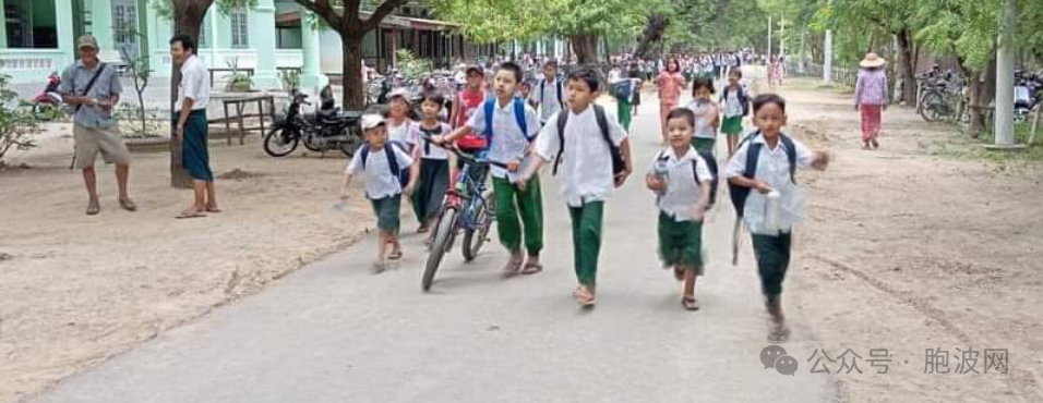 动荡的实皆省大部分镇区中小学校都开学了