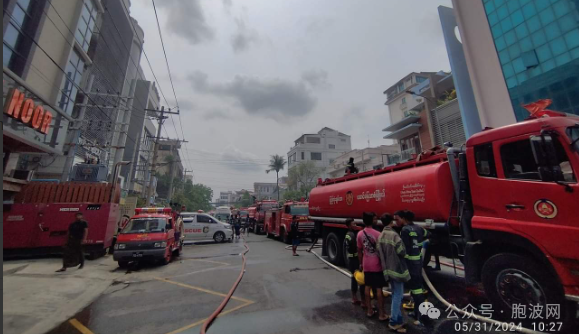 曼德勒昌艾达善镇区煤气爆炸火灾事故死亡人数升至5人