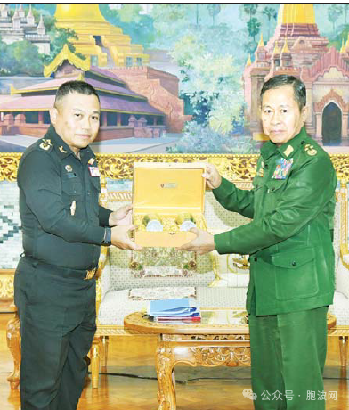泰国皇家军上将访缅