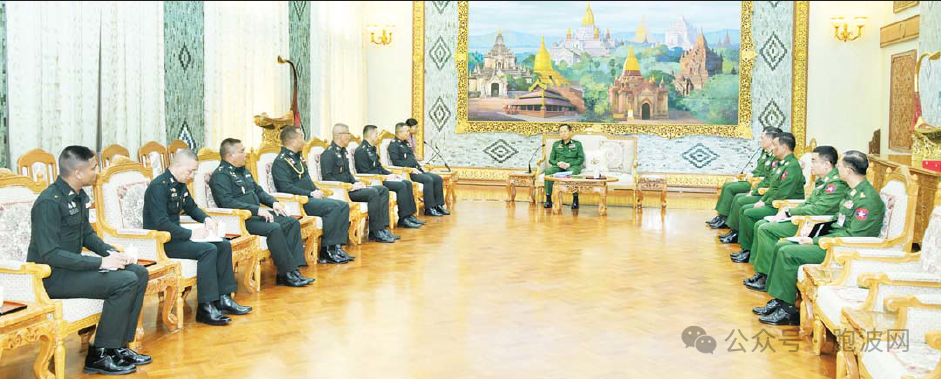 泰国皇家军上将访缅
