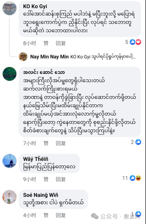 NUG外长接受外媒采访，评论区骂声一片