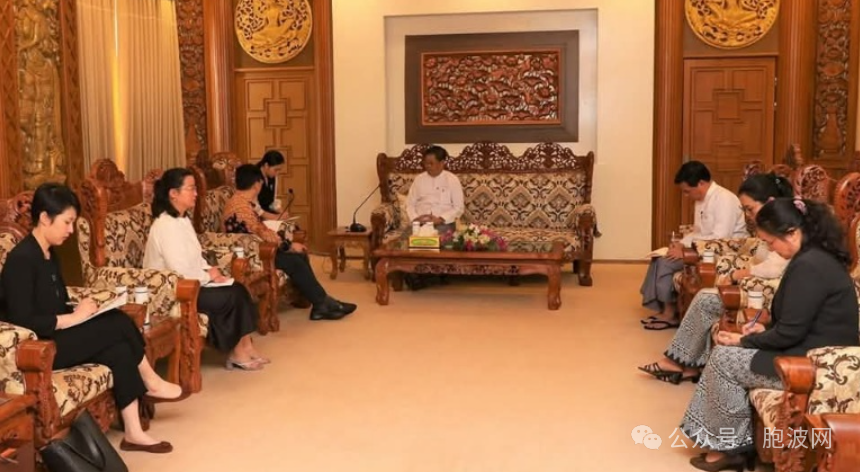 缅甸外交部联邦部长与亚洲特使会晤