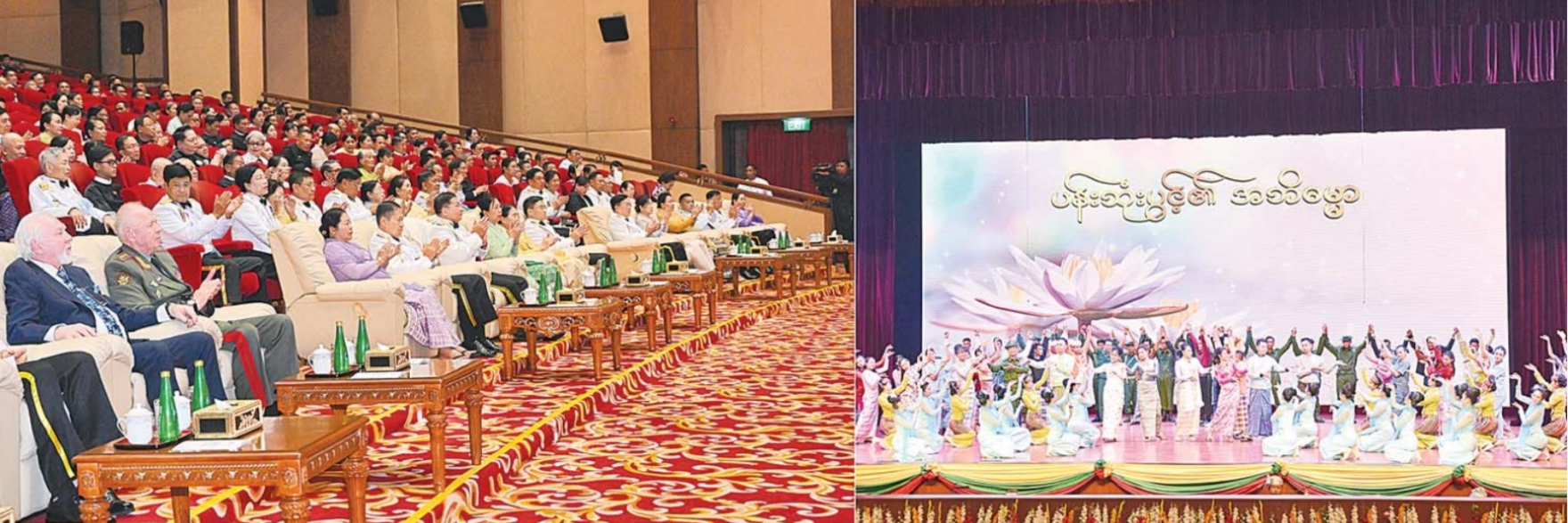 多国外交使节防长应邀参加缅甸80周年建军节预庆晚宴