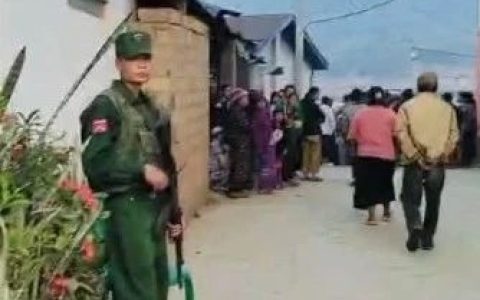 掸北贵槪民众抗议MNDAA强行挖金矿遭枪杀